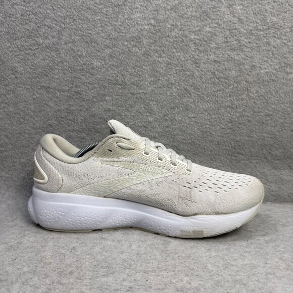 Brooks Shoes Womens Size 10.5 Ghost 16 White Low Top Running Sneaker 1204071B151 - Picture 6 of 10